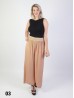 Solid Color Wide-Leg Full-length Pants